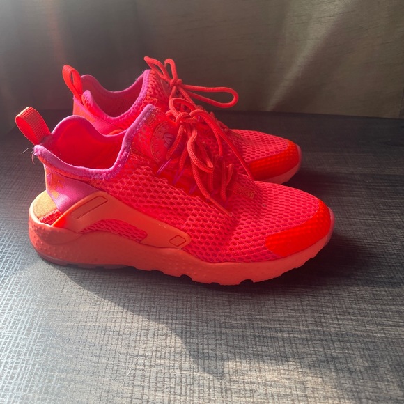 Wmns Air Huarache Run Ultra BR 'Total Crison' Orange/pink - Picture 13 of 13